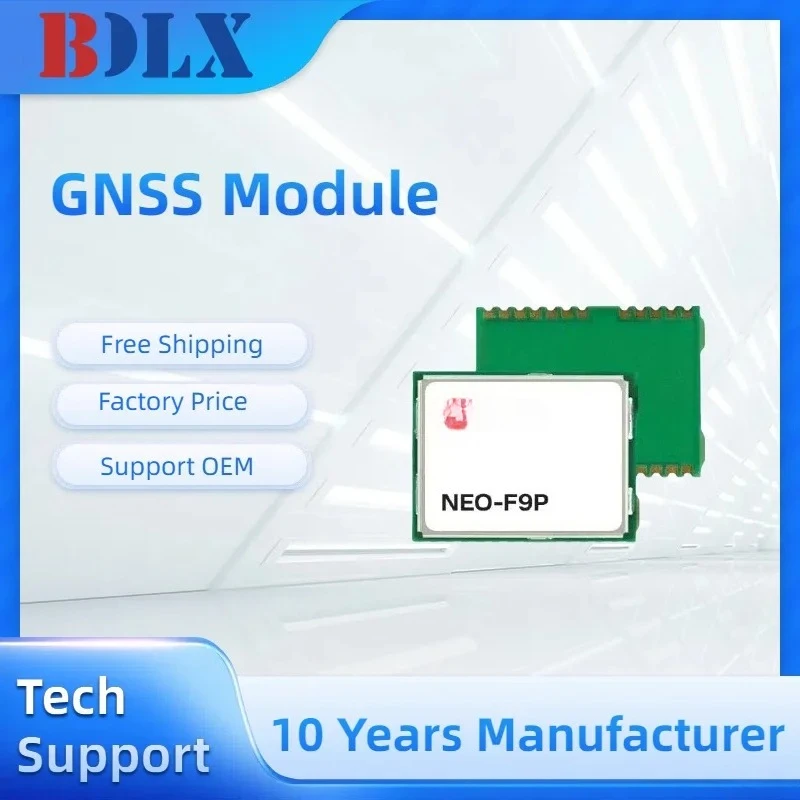 GNSS NEO-F9P-15B MULTI-BAND L1/L5 RTK differential FOR drones GPS module GNSS receiver delivers centimeter level accuracy
GNSS NEO-F9P-15B MULTI-BAND L1/L5 RTK differential FOR drones GPS module GNSS receiver delivers centimeter level accuracy