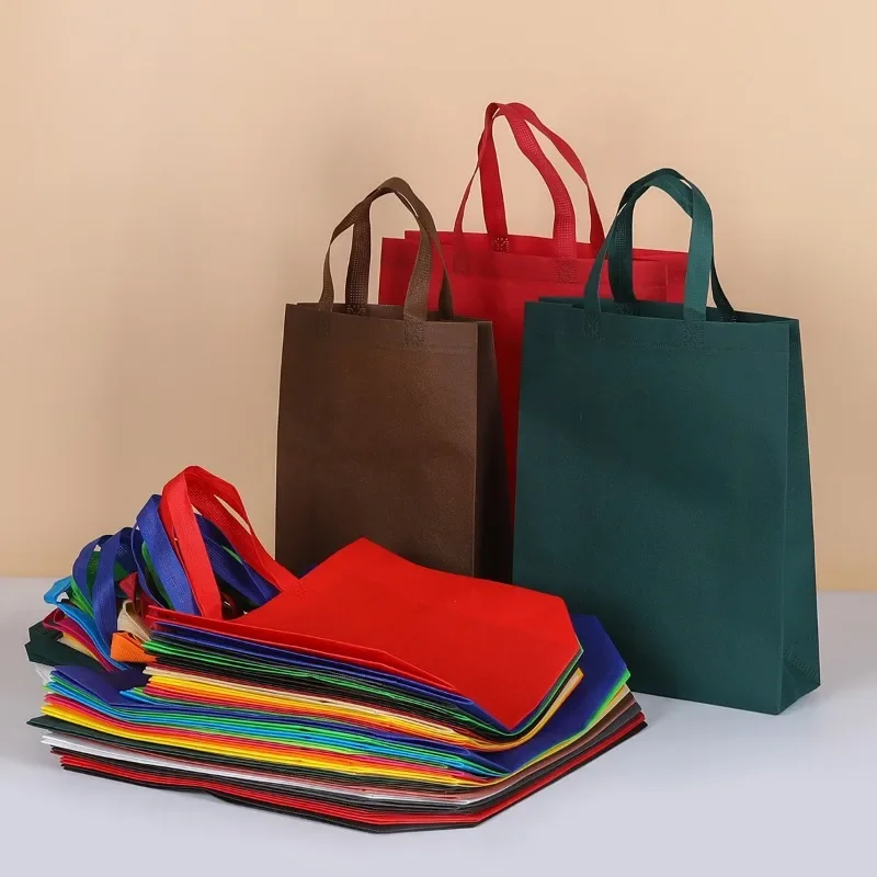 20/50pcs Non Woven Tote Bags Reusable Shopping Bags with Handles for Birthday Wedding Groceries Retail Parties
20/50pcs Non Woven Tote Bags Reusable Shopping Bags with Handles for Birthday Wedding Groceries Retail Parties