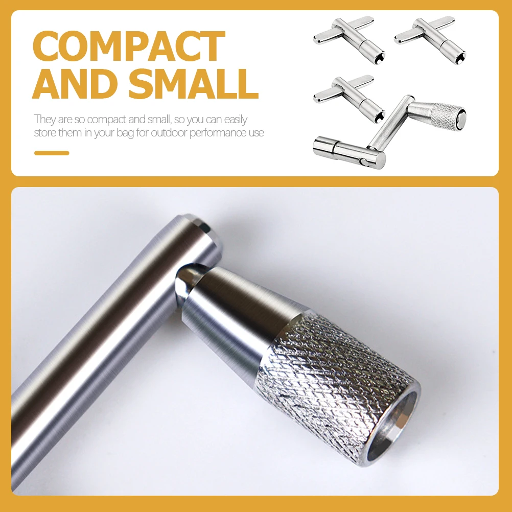 4pcs Drum Wrench Set Durable Chromed Steel Drum Key for Percussion Instruments Parts Tuning Practical Affordable Price
4pcs Drum Wrench Set Durable Chromed Steel Drum Key for Percussion Instruments Parts Tuning Practical Affordable Price