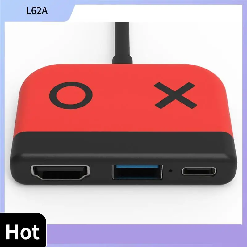 L62A 3 In 1 Switch Hub USB3.0 Switch Base Docking Station Type-C To HD Screen Projector Converter For Switch/Switch OLED Durable
L62A 3 In 1 Switch Hub USB3.0 Switch Base Docking Station Type-C To HD Screen Projector Converter For Switch/Switch OLED Durable