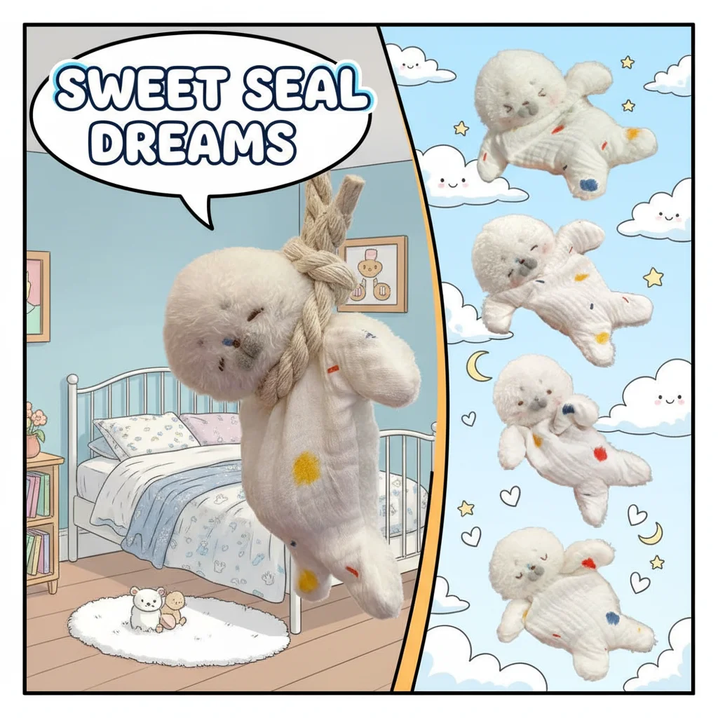 Cute Seal Stress Relief Plush Toy with Hanging Rope Funny Sensory Bean Bag for Kids And Stress Relief
Cute Seal Stress Relief Plush Toy with Hanging Rope Funny Sensory Bean Bag for Kids And Stress Relief