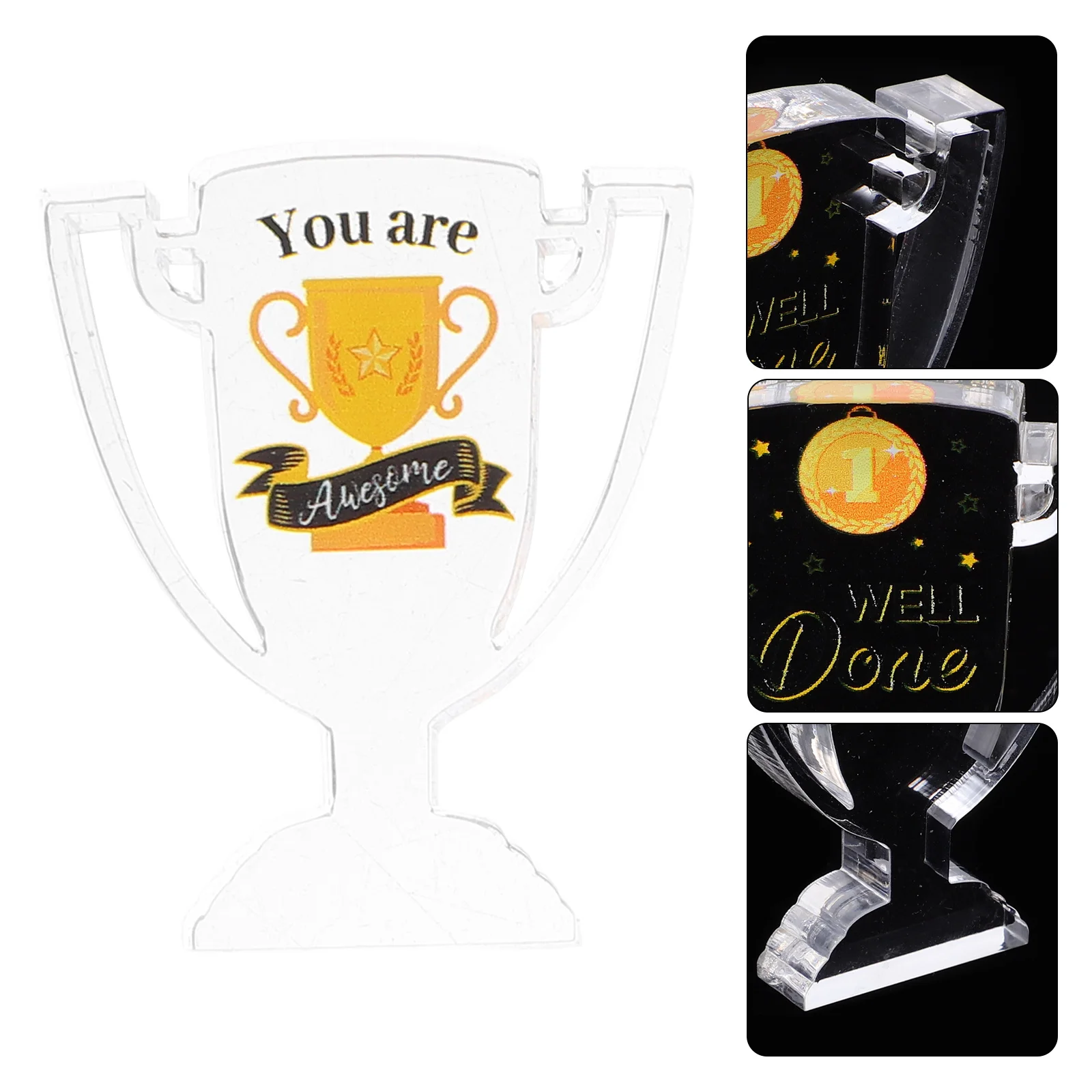 6Pcs Mini Acrylic Trophies Clear Plaques Employee Appreciation Small Recognition Awards Classroom Office Trophies for Employees
6Pcs Mini Acrylic Trophies Clear Plaques Employee Appreciation Small Recognition Awards Classroom Office Trophies for Employees
