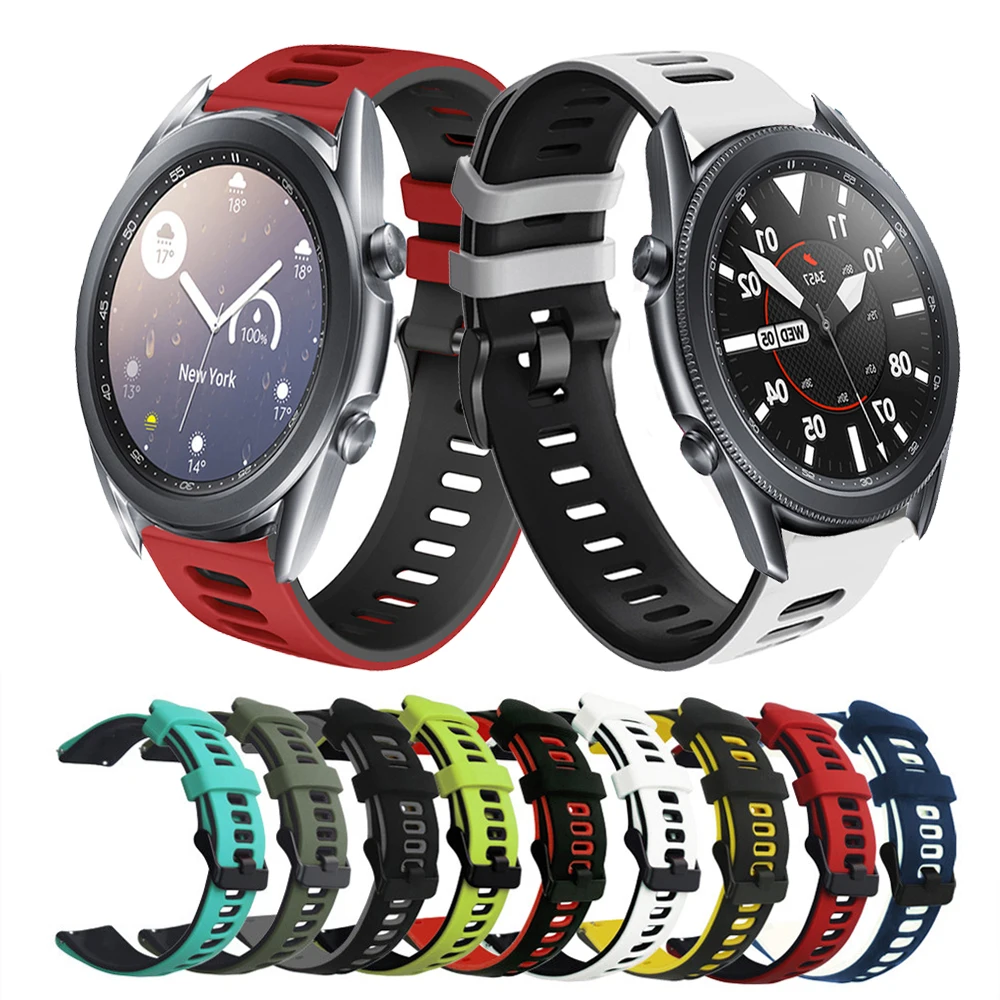 For Samsung Galaxy 3 41mm 45mm Smart Watch Band 20mm 22mm Silicone Strap For Galaxy 42mm 46mm/4 Classic/Gear S3 S2 Bracelet
For Samsung Galaxy 3 41mm 45mm Smart Watch Band 20mm 22mm Silicone Strap For Galaxy 42mm 46mm/4 Classic/Gear S3 S2 Bracelet