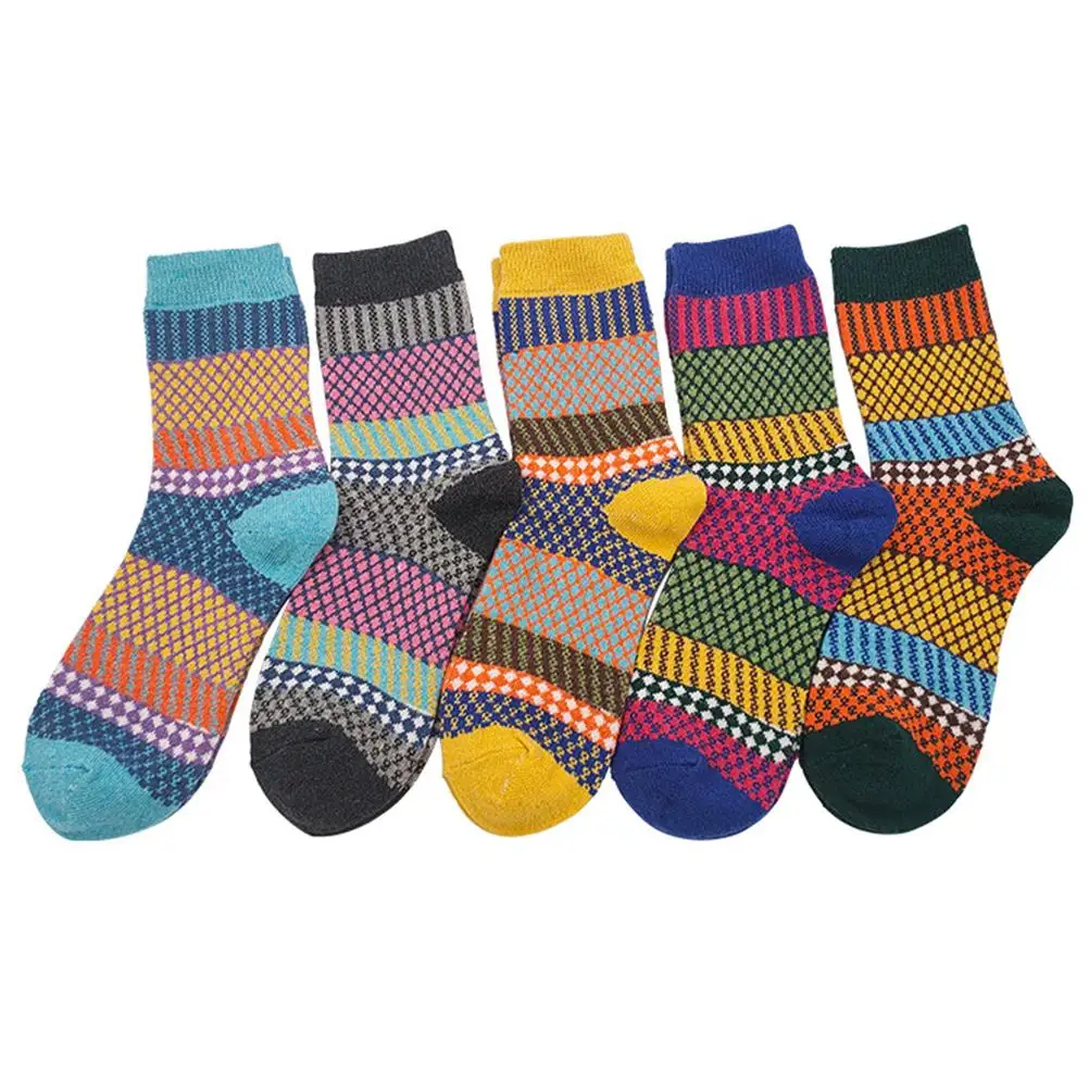 5 Pairs Wool Socks Mid calf Women Thermal Folk Style Winter Wool Socks Stockings Durable Long lasting Cold Weather
5 Pairs Wool Socks Mid calf Women Thermal Folk Style Winter Wool Socks Stockings Durable Long lasting Cold Weather