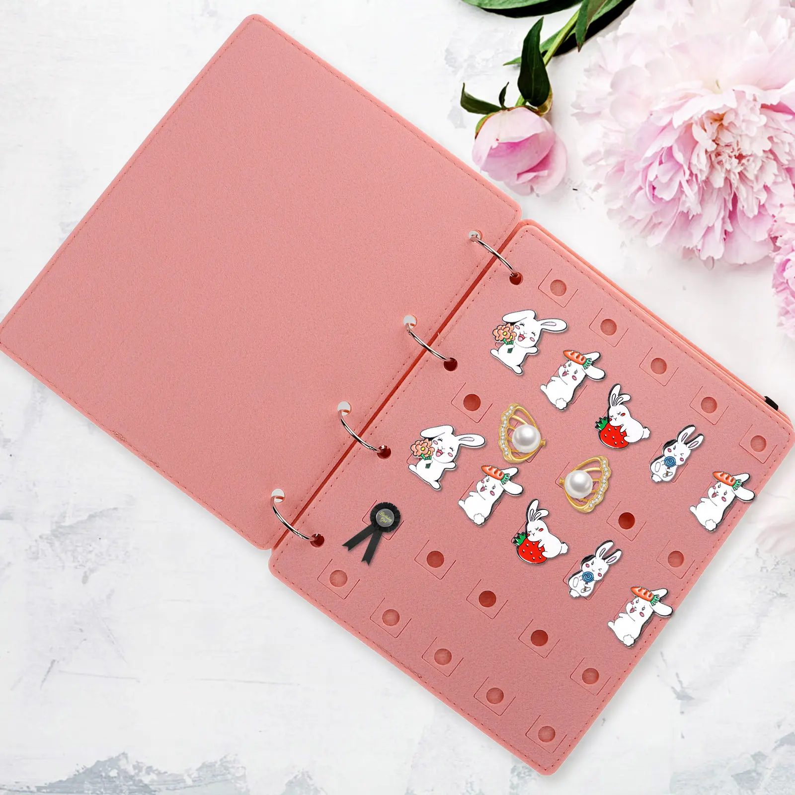Elegant Pin Display Booklet Featuring Removable Pages Flexible Binder Design for Badge Jewelry Charm Collectors Storage and
Elegant Pin Display Booklet Featuring Removable Pages Flexible Binder Design for Badge Jewelry Charm Collectors Storage and