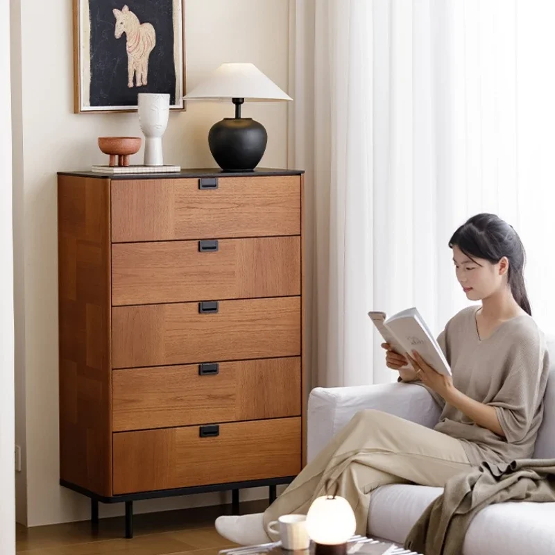 Medieval solid wood veneer French retro style teak veneer bedroom storage side cabinet chest of drawers
Medieval solid wood veneer French retro style teak veneer bedroom storage side cabinet chest of drawers