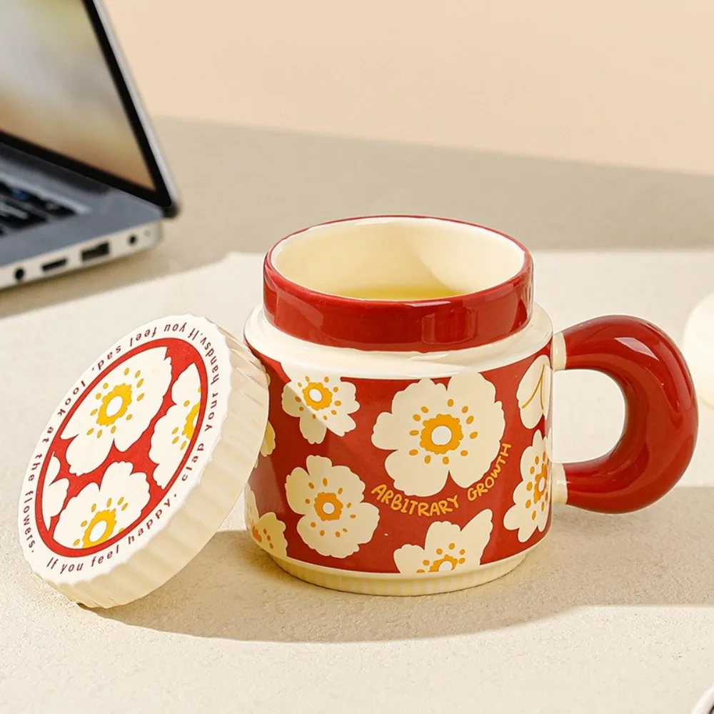 Drinkware With Lid Flowers Ceramic Mug China-Chic Large Capacity Milk Cup Exquisite Kawaii Coffee Mug Breakfast
Drinkware With Lid Flowers Ceramic Mug China-Chic Large Capacity Milk Cup Exquisite Kawaii Coffee Mug Breakfast