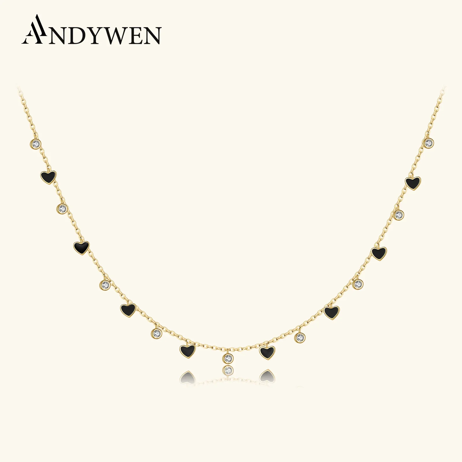 ANDYWEN 925 Sterling Silver Gold Bohemia Black Ename Charm Choker Necklace 2022 Winter Women Fashion Classic Fine Jewelry Enamel
ANDYWEN 925 Sterling Silver Gold Bohemia Black Ename Charm Choker Necklace 2022 Winter Women Fashion Classic Fine Jewelry Enamel