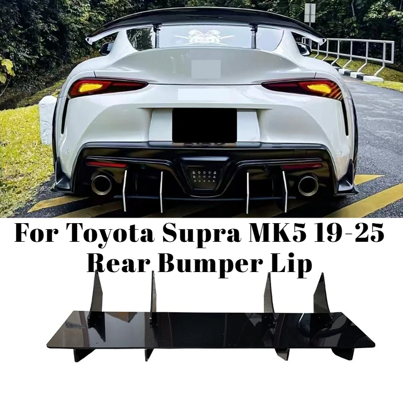 For Toyota Supra MK5 19-25 Rear Bumper Lip Rear Spoiler Blade ABS Plastic Diffuser Exterior Tuning Styling Mod Auto Accessories
For Toyota Supra MK5 19-25 Rear Bumper Lip Rear Spoiler Blade ABS Plastic Diffuser Exterior Tuning Styling Mod Auto Accessories