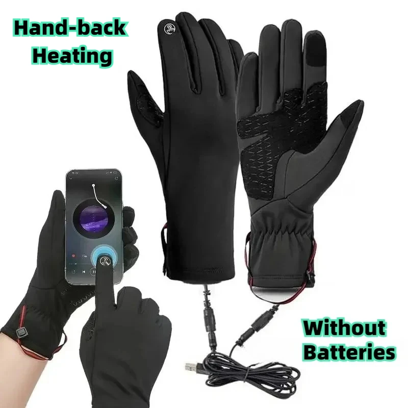 Winter Heated Gloves Winter Waterproof USB Heating Electric Gloves Anti Slip Screen Touchable Outdoor Skiing Cycling Sports
Winter Heated Gloves Winter Waterproof USB Heating Electric Gloves Anti Slip Screen Touchable Outdoor Skiing Cycling Sports