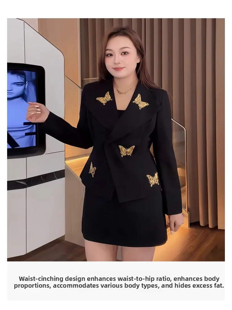 Ele Bla Костюм Jaet с 3D-украшением Уникальный пошив Сводная спецодежда Верхний дизайн Чувственное ор Пальто
Ele Bla Костюм Jaet с 3D-украшением Уникальный пошив Сводная спецодежда Верхний дизайн Чувственное ор Пальто