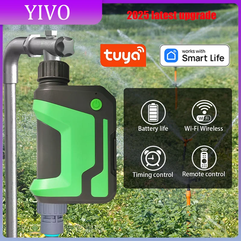 Tuya Wifi Automatic Sprinkle Timer Remote Garden Water Timer Smart Irrigation Watering System Hose Control Unit Support Alexa
Tuya Wifi Automatic Sprinkle Timer Remote Garden Water Timer Smart Irrigation Watering System Hose Control Unit Support Alexa