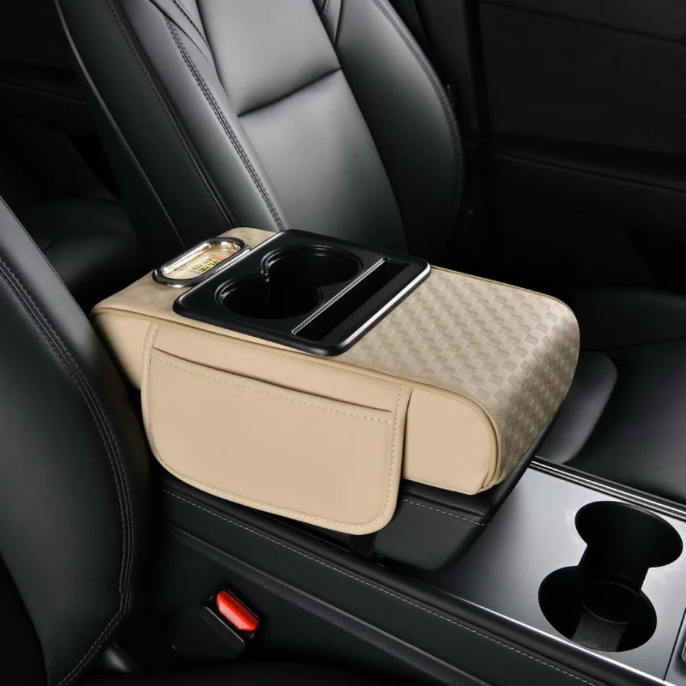 Nappa Leather Center Console Armrest Cushion Tissue Box 2 Cup Holder Car Armrest Storage Box Thicken Easy To Install
Nappa Leather Center Console Armrest Cushion Tissue Box 2 Cup Holder Car Armrest Storage Box Thicken Easy To Install