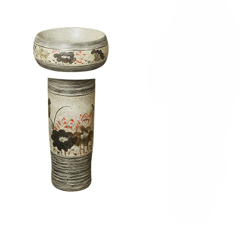 *Column type face wash column basin toilet column basin vertical floor type washbasin
*Column type face wash column basin toilet column basin vertical floor type washbasin