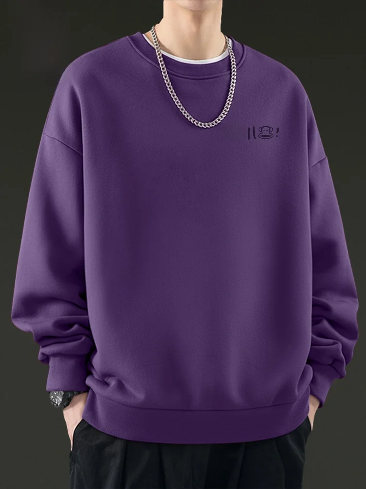 American Sle Men's Sweatirt Spring Purple round Ne Casual Top Heavyweight Jaet Large Mouth Monkey Print
American Sle Men's Sweatirt Spring Purple round Ne Casual Top Heavyweight Jaet Large Mouth Monkey Print