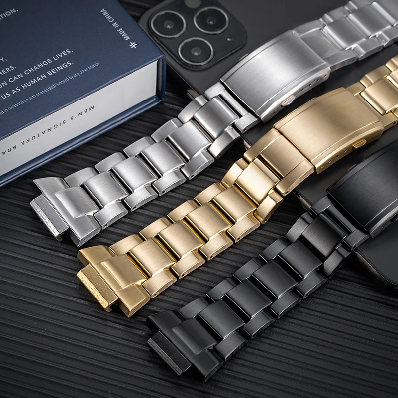 Металлический ремешок из нержавеющей стали для модели Casio GM110, материал из нержавеющей стали 316, модный и модный водонепроницаемый мужской браслет
Металлический ремешок из нержавеющей стали для модели Casio GM110, материал из нержавеющей стали 316, модный и модный водонепроницаемый мужской браслет
