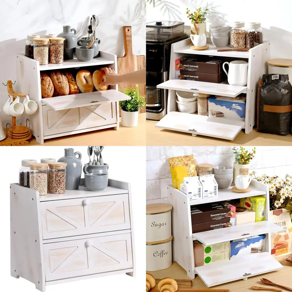 Большая бамбуковая коробка для хранения хлеба, двухслойная хлебница для кухни, белая
Большая бамбуковая коробка для хранения хлеба, двухслойная хлебница для кухни, белая