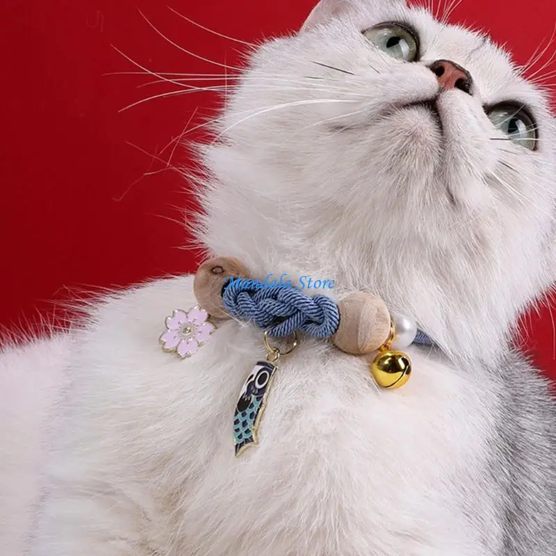 U2JC Adjustable Kitten Collar With Safety Bells Pet Necklace with Antiflea Beads
U2JC Adjustable Kitten Collar With Safety Bells Pet Necklace with Antiflea Beads