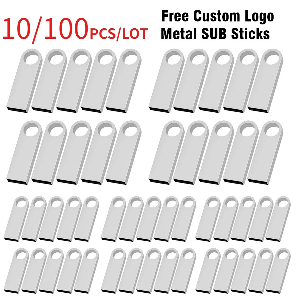 10/100 Pcs Metal Flash Disk 4GB 8GB 16GB 32GB High Speed Memory Stick USB 2.0 Pendrive for PC Laptop Computer Free Custom Logo
10/100 Pcs Metal Flash Disk 4GB 8GB 16GB 32GB High Speed Memory Stick USB 2.0 Pendrive for PC Laptop Computer Free Custom Logo