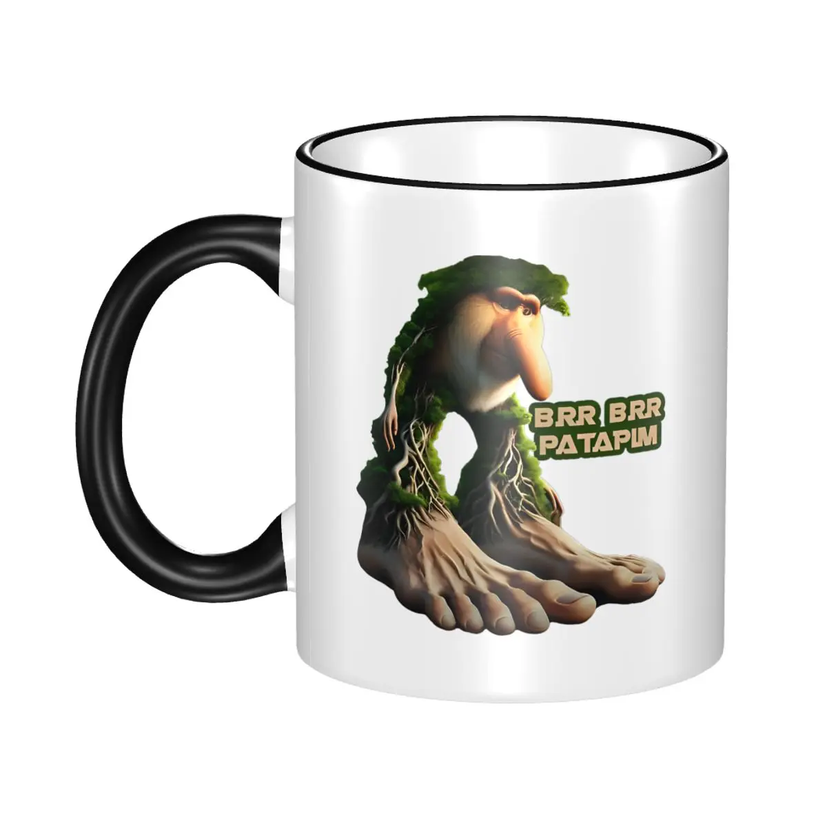 Brr Brr Patapim Tree Monkey Gift Mug for Women Men Kawaii Italian Brainrot Meme Coffee Cup Present for Home
Brr Brr Patapim Tree Monkey Gift Mug for Women Men Kawaii Italian Brainrot Meme Coffee Cup Present for Home
