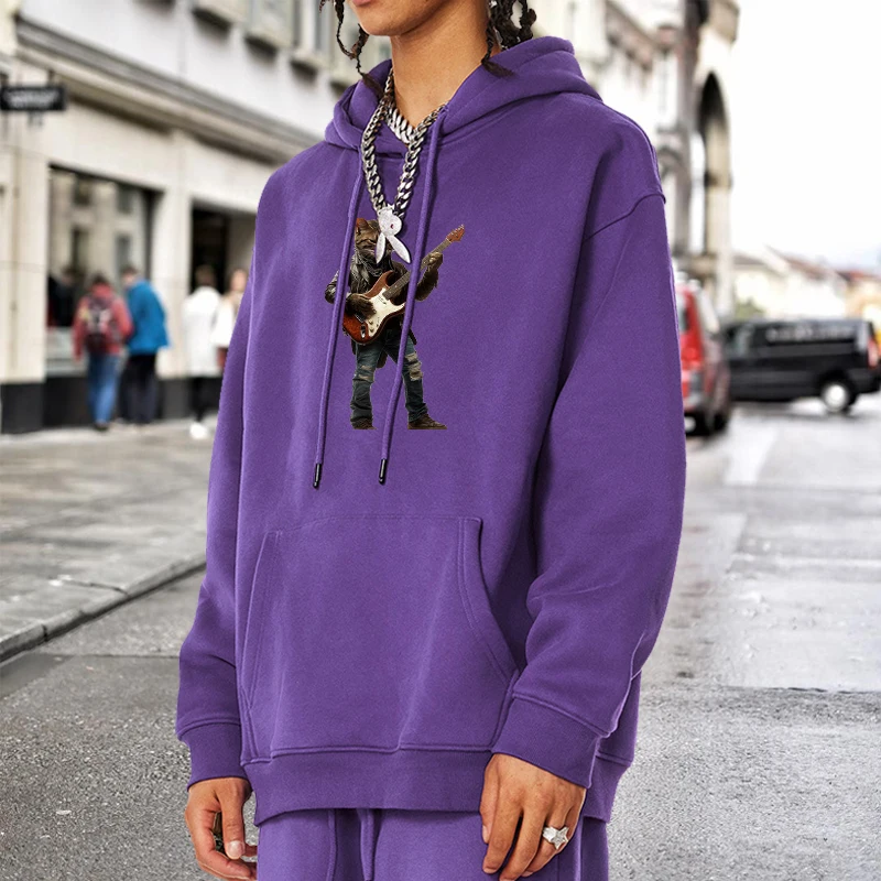 Funny Cat Playing Guitar Hoodie Cartoon Print Sweatshirt Men Casual Graphic Pullover Tops Unisex Fashion Hoodies
Funny Cat Playing Guitar Hoodie Cartoon Print Sweatshirt Men Casual Graphic Pullover Tops Unisex Fashion Hoodies