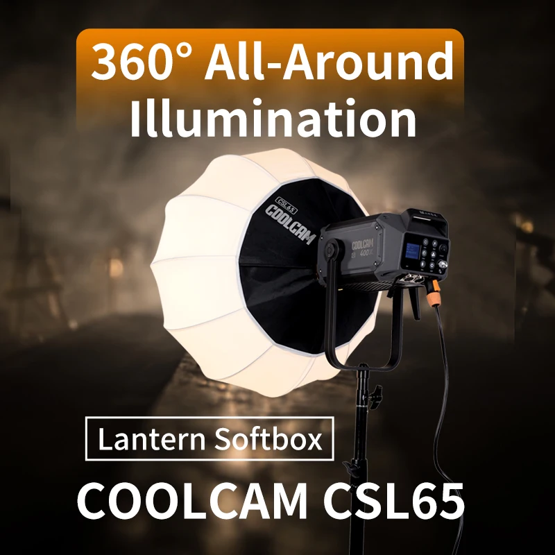 360° All-Around Illumination Lantern Softbox COOLCAM CSL65
360° All-Around Illumination Lantern Softbox COOLCAM CSL65