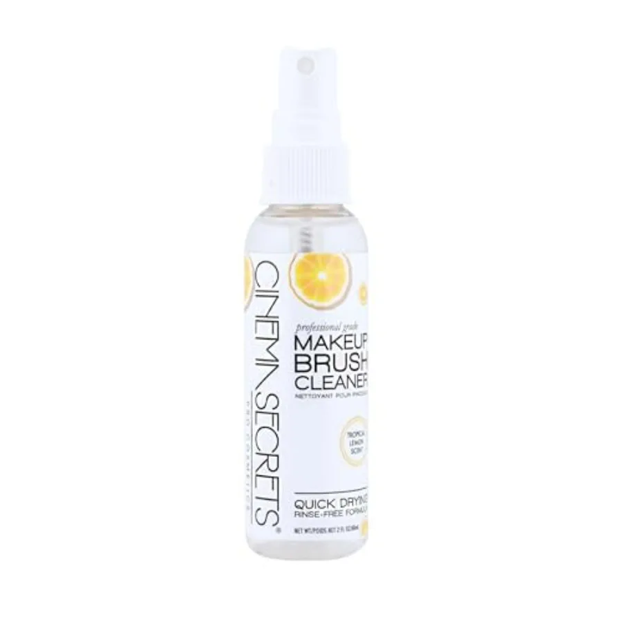 Cinema Secrets Original Makeup Brush Cleaner Spray - Professional Cleanser for Makeup Brushes - Quick-Drying, Rinse-Free Formul
Cinema Secrets Original Makeup Brush Cleaner Spray - Professional Cleanser for Makeup Brushes - Quick-Drying, Rinse-Free Formul
