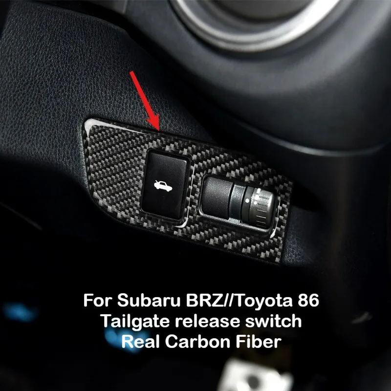 For 2013-2017 Subaru BRZ//Toyota 86 Automotive Interior Rear Tailbox Switch Drip glue Carbon Fiber Decorative Frame 
For 2013-2017 Subaru BRZ//Toyota 86 Automotive Interior Rear Tailbox Switch Drip glue Carbon Fiber Decorative Frame