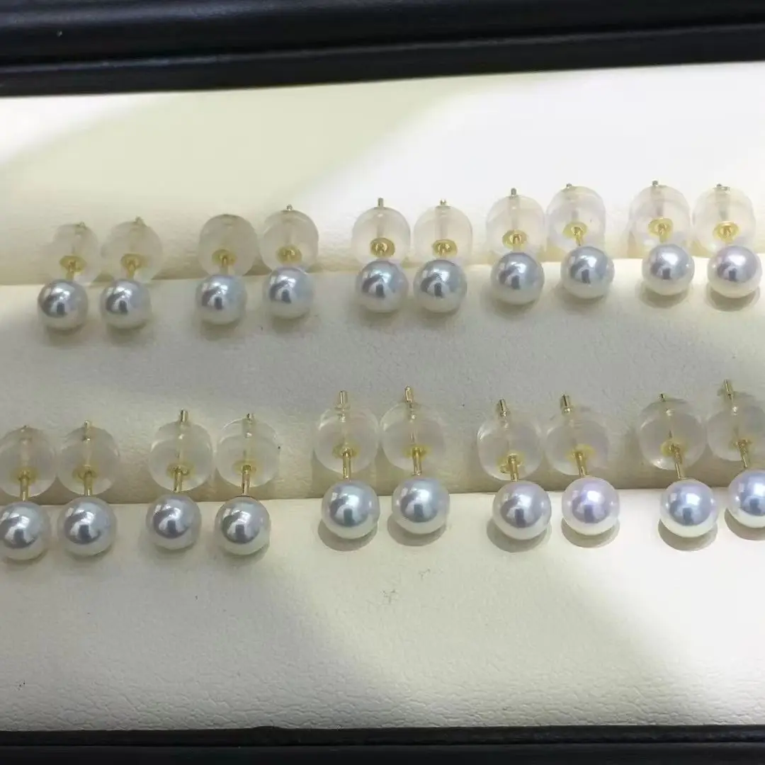 Elegant Charming 925 Sterling Silver Pearl Earrings 4.5mm Flawless Natural Freshwater Pearl Ear Stud Daily Basic Fashion Jewelry
Elegant Charming 925 Sterling Silver Pearl Earrings 4.5mm Flawless Natural Freshwater Pearl Ear Stud Daily Basic Fashion Jewelry