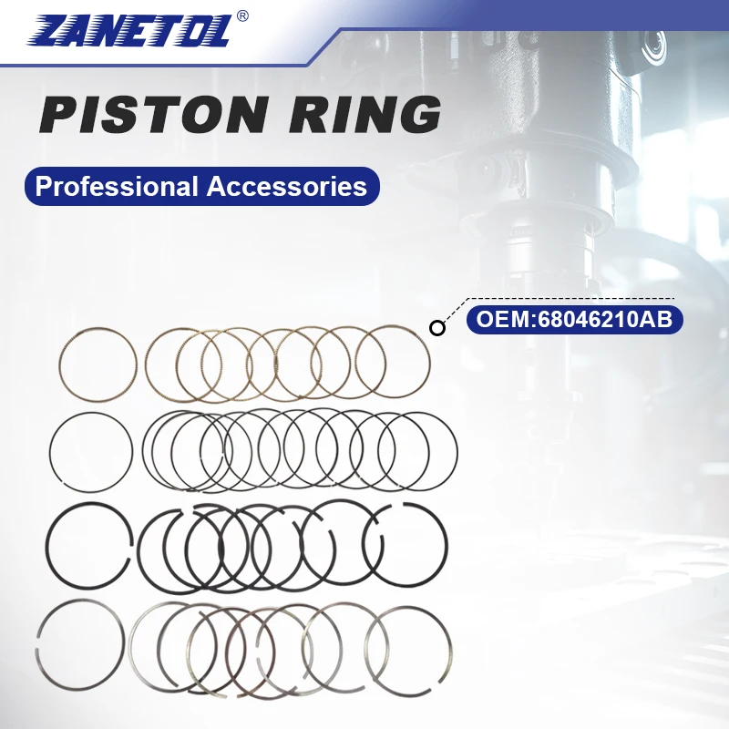 ZANETOL 68046210AB Piston Ring Parts for CHRYSLER 300 2011~2023 for DODGE CHALLENGER 2011~2023 for JEEP GRAND CHEROKEE 2011~2024
ZANETOL 68046210AB Piston Ring Parts for CHRYSLER 300 2011~2023 for DODGE CHALLENGER 2011~2023 for JEEP GRAND CHEROKEE 2011~2024