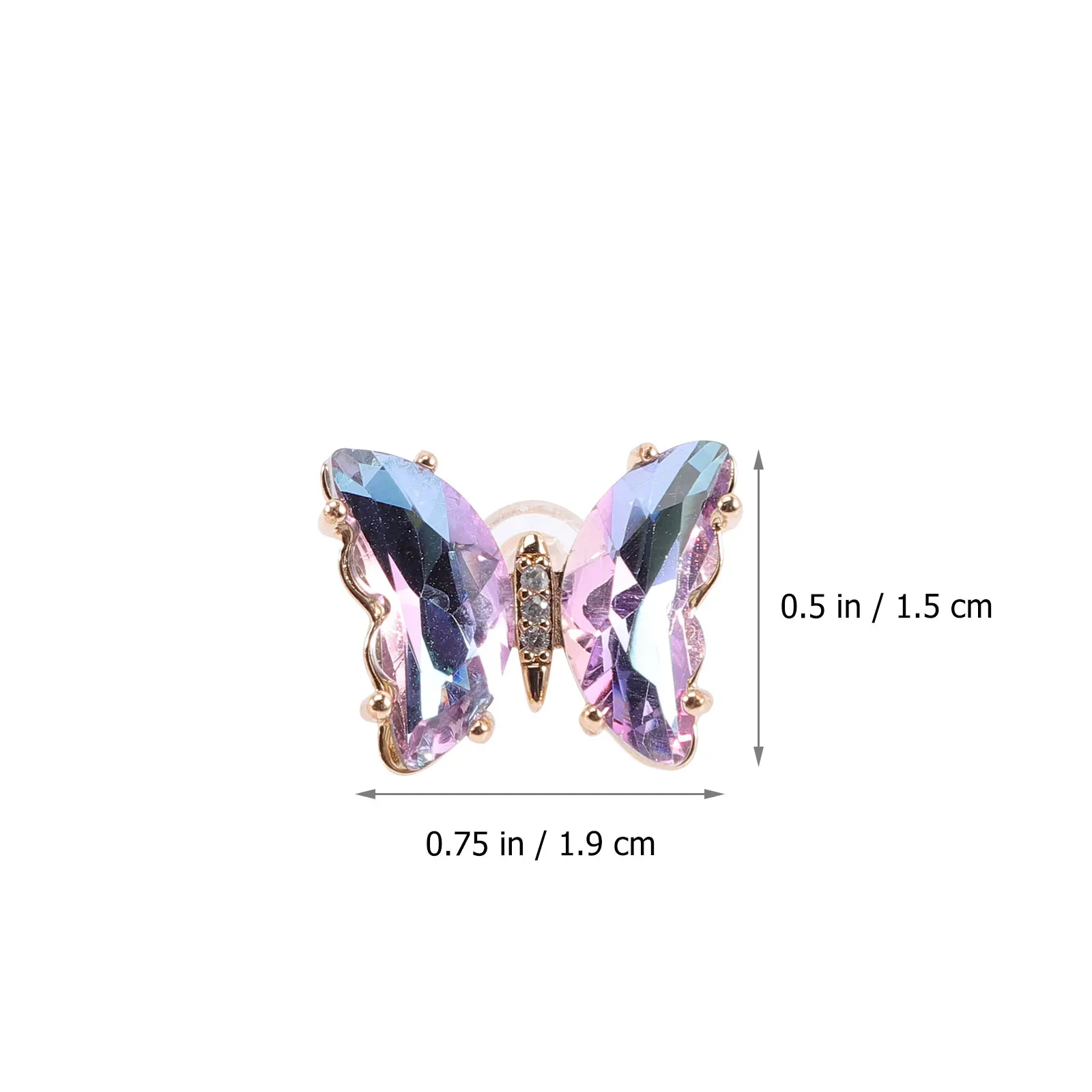 5 Pairs Colorful Butterfly Earrings Glass Studs Accessories Women Girls Hoop Shiny Crystal Jewelry Gifts ES0145
5 Pairs Colorful Butterfly Earrings Glass Studs Accessories Women Girls Hoop Shiny Crystal Jewelry Gifts ES0145