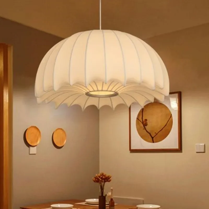 Italian New Silk Pendant Lights Wabi Sabi Pendant Lamp For Dining Living Room Bedroom Bedside Fabric Creative Table Hanging Lamp
Italian New Silk Pendant Lights Wabi Sabi Pendant Lamp For Dining Living Room Bedroom Bedside Fabric Creative Table Hanging Lamp