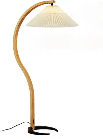 TIRAMISUBEST Vintage 59" Arched LED Floor Lamp - Beige