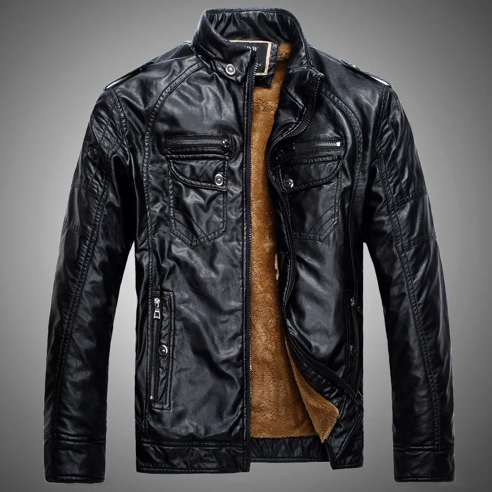 2025 Plus Velvet Pu Leather Jacket Casual Blazer Jackets Men's Slim Fit Coats Jacket Streetwear Man Outerwear Leather Suit Vinta
2025 Plus Velvet Pu Leather Jacket Casual Blazer Jackets Men's Slim Fit Coats Jacket Streetwear Man Outerwear Leather Suit Vinta