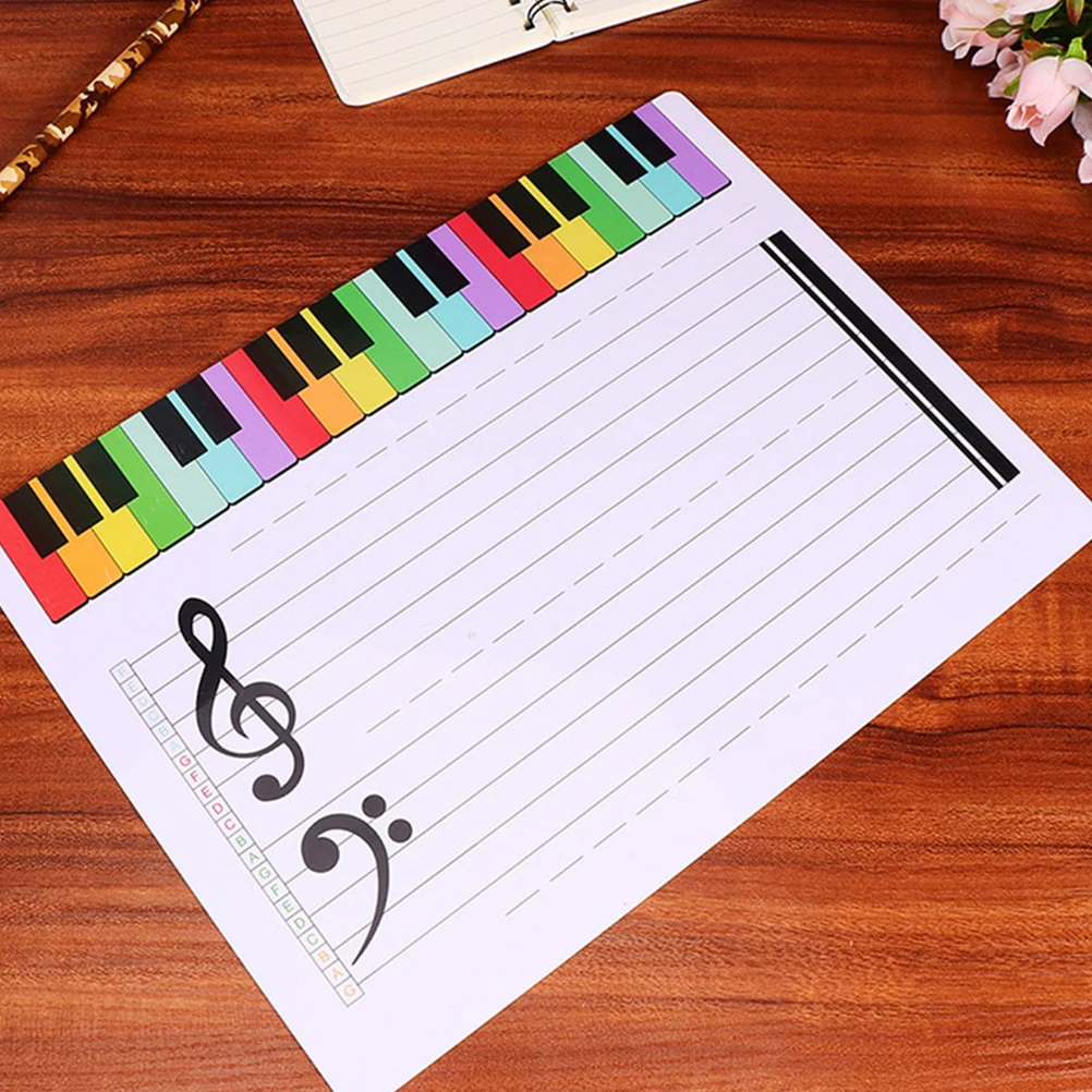 3Pcs Magnetic Whiteboard Rewritable Erasable Note Notation Practice Tool Lightweight Music
3Pcs Magnetic Whiteboard Rewritable Erasable Note Notation Practice Tool Lightweight Music
