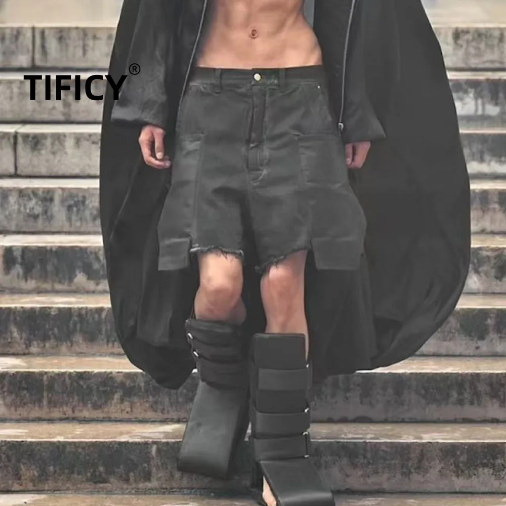 Ro Brush Wax Coating Washed Shorts Men's Multiple Pockets Casual and Versatile Denim Workwear Cropped Pants Dark Trend Shorts
Ro Brush Wax Coating Washed Shorts Men's Multiple Pockets Casual and Versatile Denim Workwear Cropped Pants Dark Trend Shorts