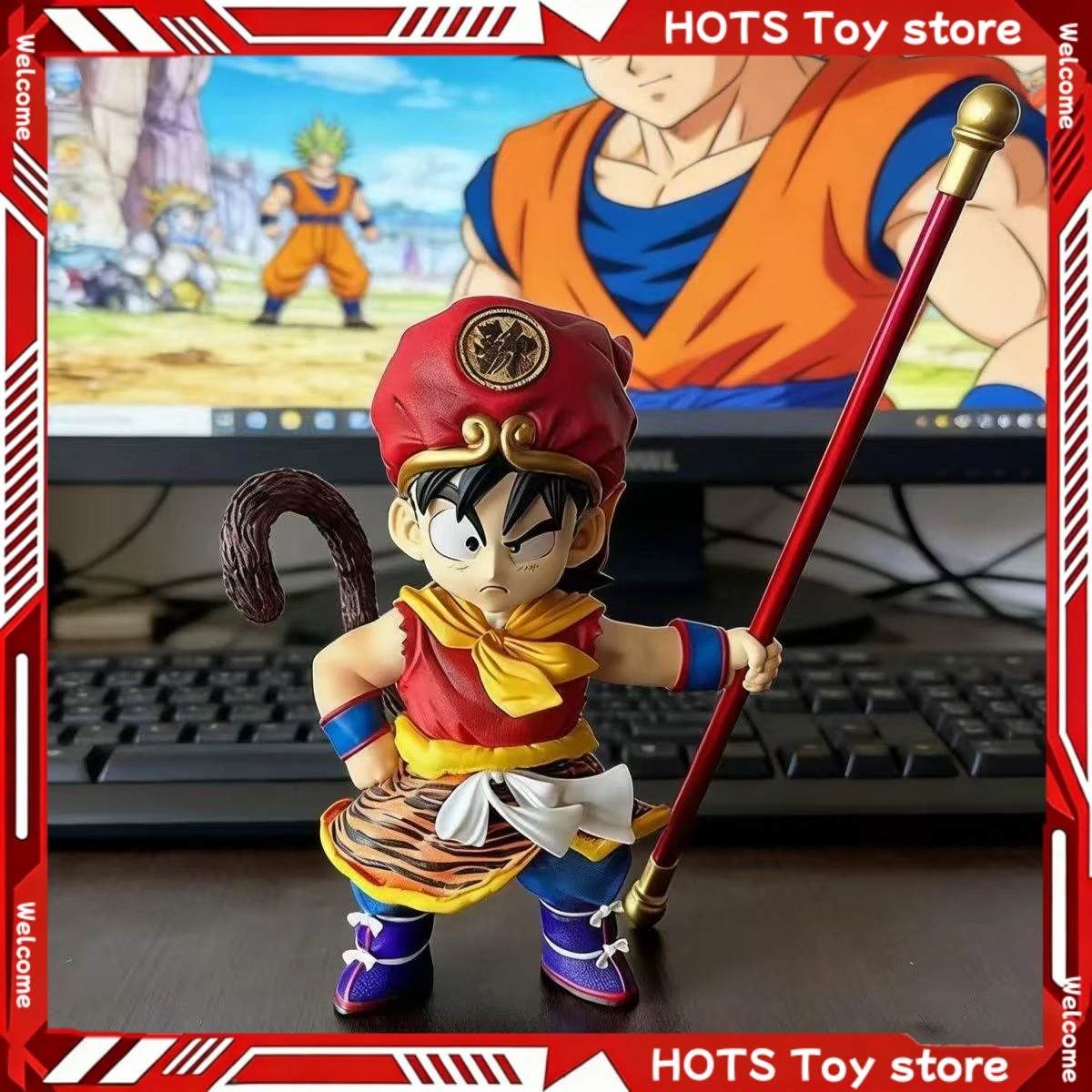 Dragon Ball Son Goku VF Figure Tiger Skin Outfit Chibi Anime Statue With Power Pole Desk Decor Model For Otaku Fans Desk Setup
Dragon Ball Son Goku VF Figure Tiger Skin Outfit Chibi Anime Statue With Power Pole Desk Decor Model For Otaku Fans Desk Setup