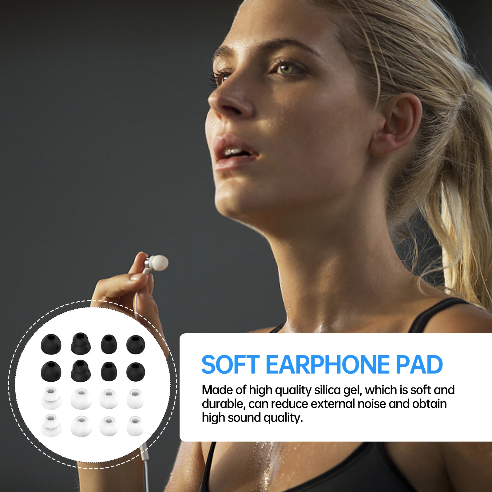 2 set 2 Sets Silicone Ear Tips Replacement Headphone Caps Compatible With Huawei Freebuds 4I Active Earphone 3 Freelace
2 set 2 Sets Silicone Ear Tips Replacement Headphone Caps Compatible With Huawei Freebuds 4I Active Earphone 3 Freelace