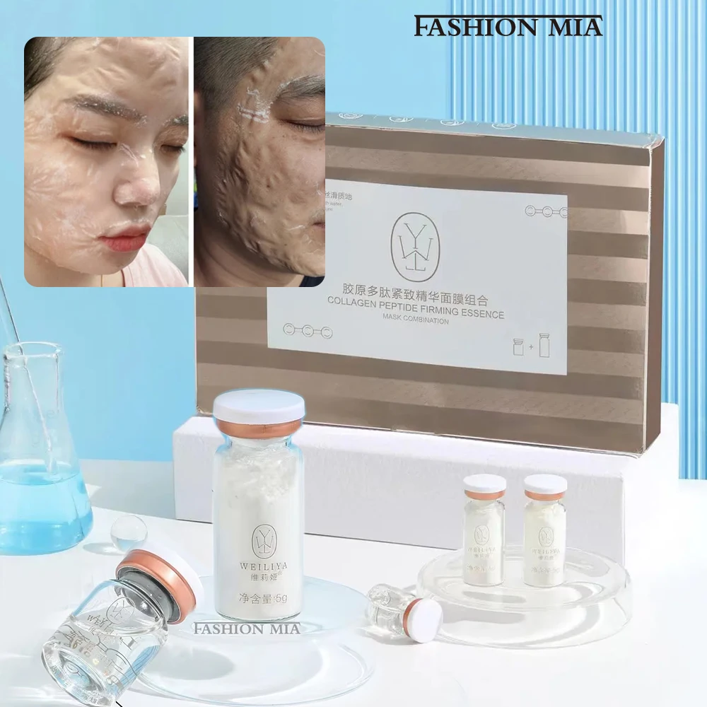 Korea Collagen Peptide Firming Essence Mask Kit V-Face Lifting Thread Mask Hyaluronic Acid Rejuvenate Whitening SkinCare
Korea Collagen Peptide Firming Essence Mask Kit V-Face Lifting Thread Mask Hyaluronic Acid Rejuvenate Whitening SkinCare