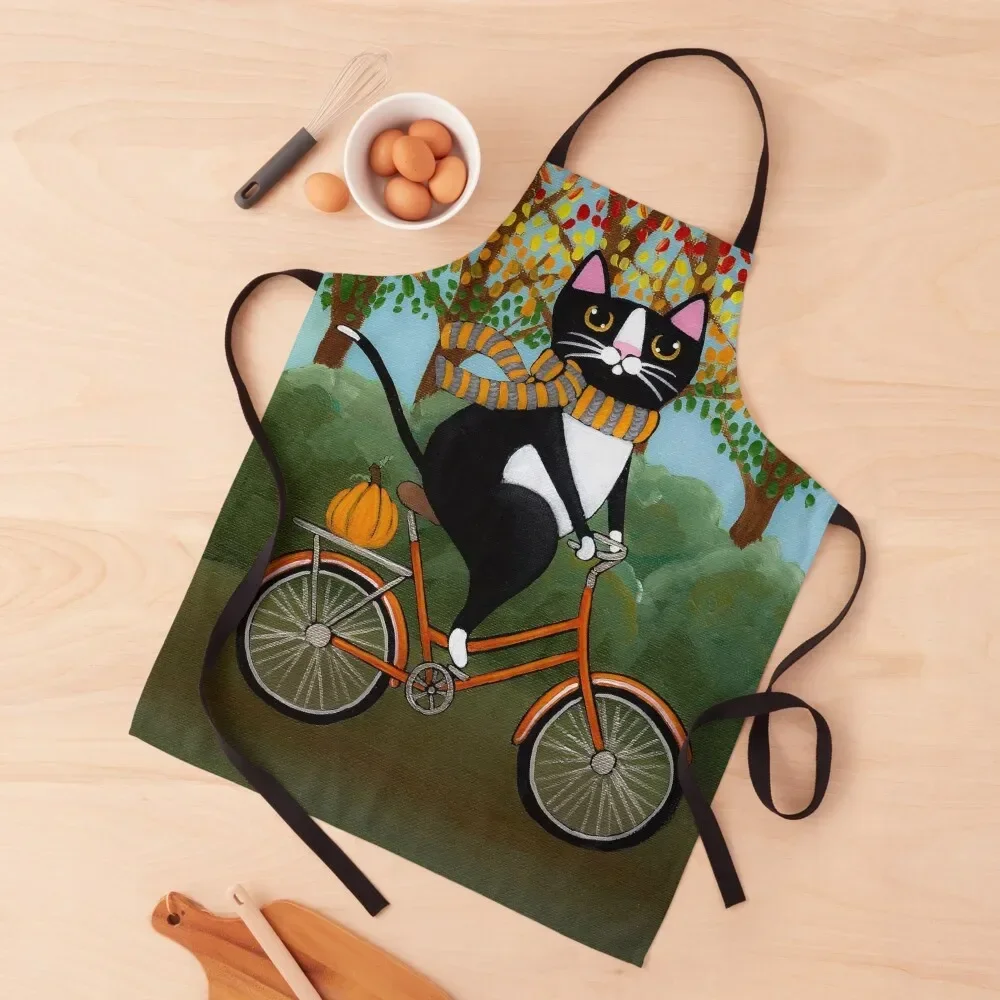 Autumn Cat on a Bicycle Apron Useful Things For Kitchen Kitchen Things And For Home Apron
Autumn Cat on a Bicycle Apron Useful Things For Kitchen Kitchen Things And For Home Apron