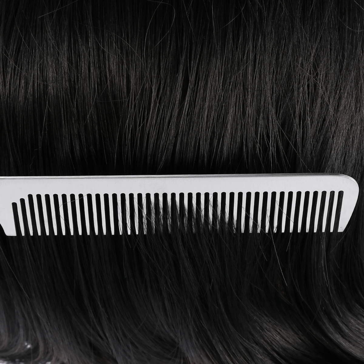 1pc Titanium Steel Comb Professional Hairdressing Tool Barber Salon Styling Comb For Thick Curly Hair 25X3Cm Silver
1pc Titanium Steel Comb Professional Hairdressing Tool Barber Salon Styling Comb For Thick Curly Hair 25X3Cm Silver