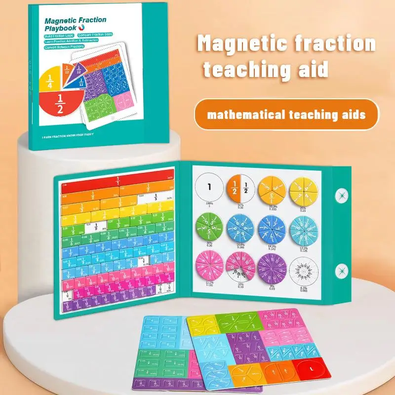 Magnetic Fraction Educational Puzzle Early Math Calculation Learning Aids Teaching Tool
Magnetic Fraction Educational Puzzle Early Math Calculation Learning Aids Teaching Tool