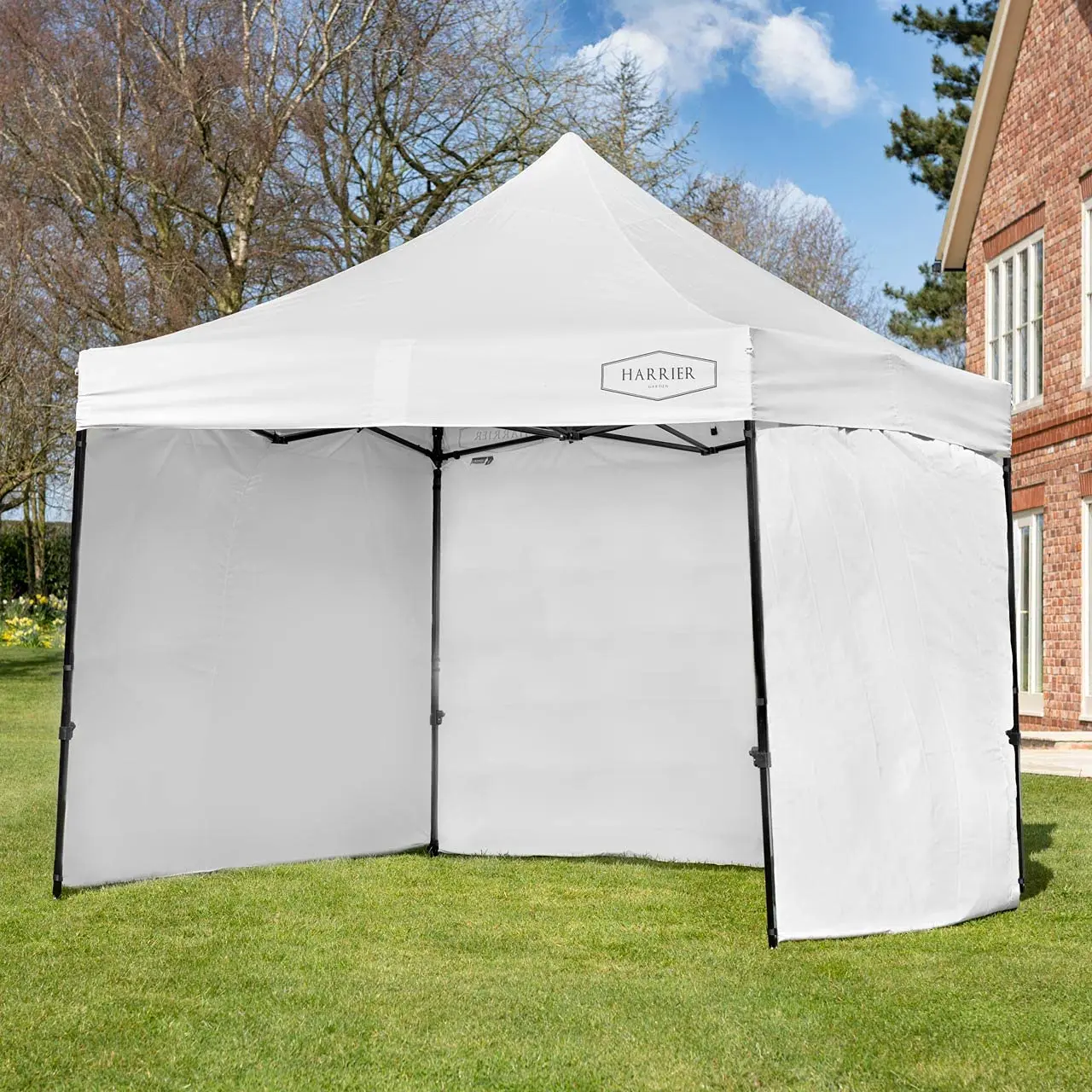 10x10 Pop Up Canopy Tent with Sidewalls Portable Outdoor Gazebo Shelter 3 Plain Sides Door Carry Bag White Customized
10x10 Pop Up Canopy Tent with Sidewalls Portable Outdoor Gazebo Shelter 3 Plain Sides Door Carry Bag White Customized