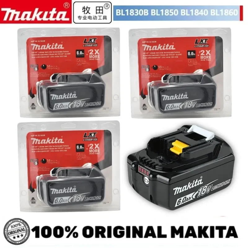 100% original Makita 18V 6.0Ah Rechargeable Battery ,For Makita BL1830B BL1840B BL1850B BL1860B BL1815 Power Tools Battery
100% original Makita 18V 6.0Ah Rechargeable Battery ,For Makita BL1830B BL1840B BL1850B BL1860B BL1815 Power Tools Battery