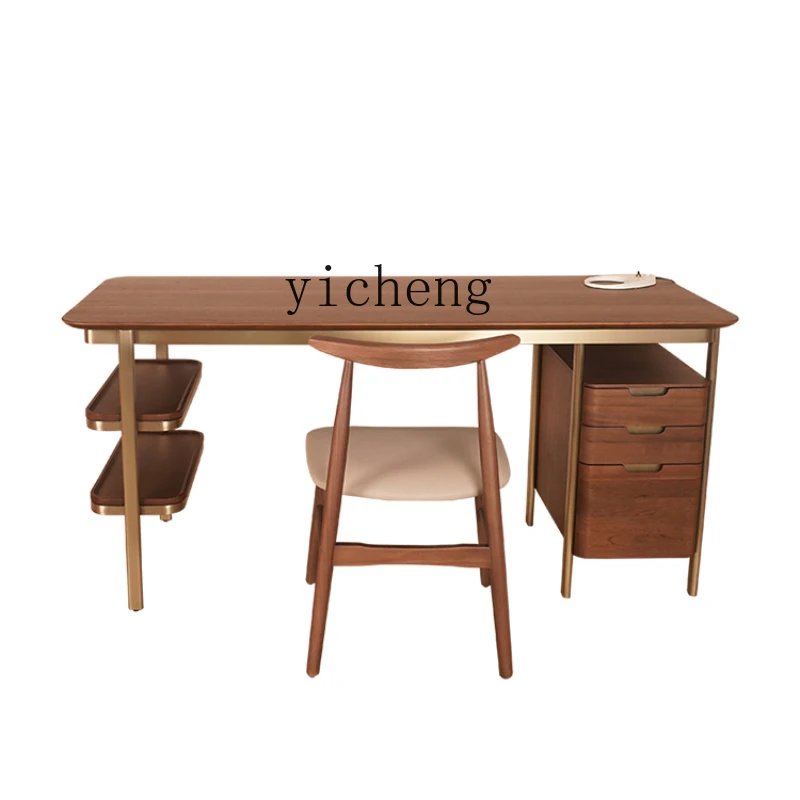ZC medieval style solid wood desk modern simple study home computer desk writing desk 1.6 meters
ZC medieval style solid wood desk modern simple study home computer desk writing desk 1.6 meters