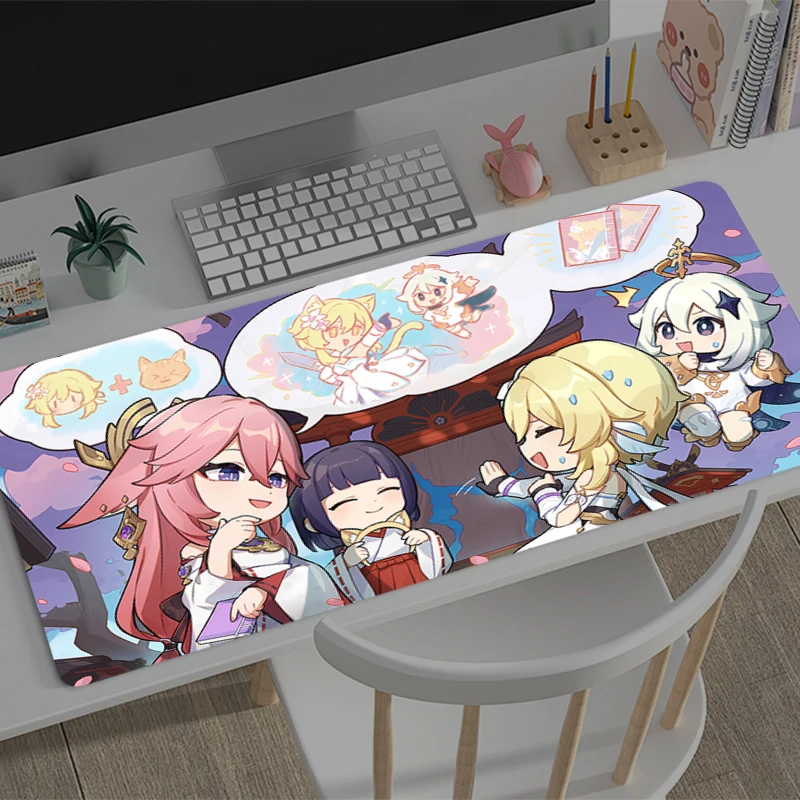 Large Mouse pad Genshin Impact game player keyboard pad non-slip office study desk mat floor mat coaster PC carpet game Mousepad
Large Mouse pad Genshin Impact game player keyboard pad non-slip office study desk mat floor mat coaster PC carpet game Mousepad