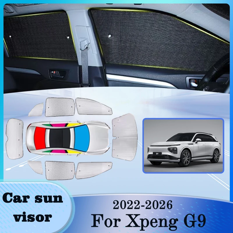 Car Sun Visor For Xpeng G9 2025 Accessories 2022 2023 2024 2026 Windshield Visor Curtain Cover Shades Heat Insulation Auto Tools 
Car Sun Visor For Xpeng G9 2025 Accessories 2022 2023 2024 2026 Windshield Visor Curtain Cover Shades Heat Insulation Auto Tools