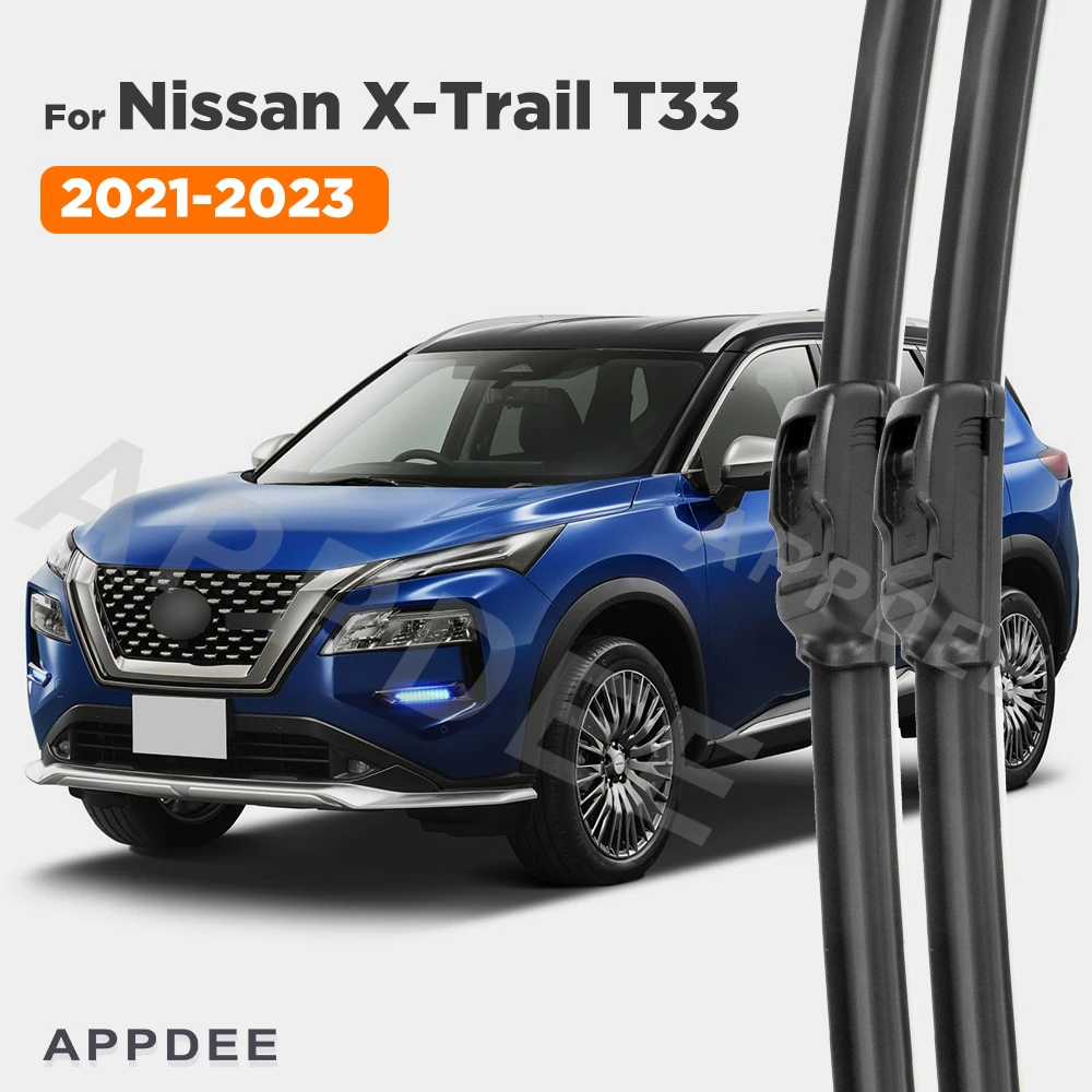 APPDEE For Nissan X-Trail T33 2021-2023 2022 Wiper Front Wiper Blades Windshield Windscreen Window Brush 26"+17"
APPDEE For Nissan X-Trail T33 2021-2023 2022 Wiper Front Wiper Blades Windshield Windscreen Window Brush 26"+17"
