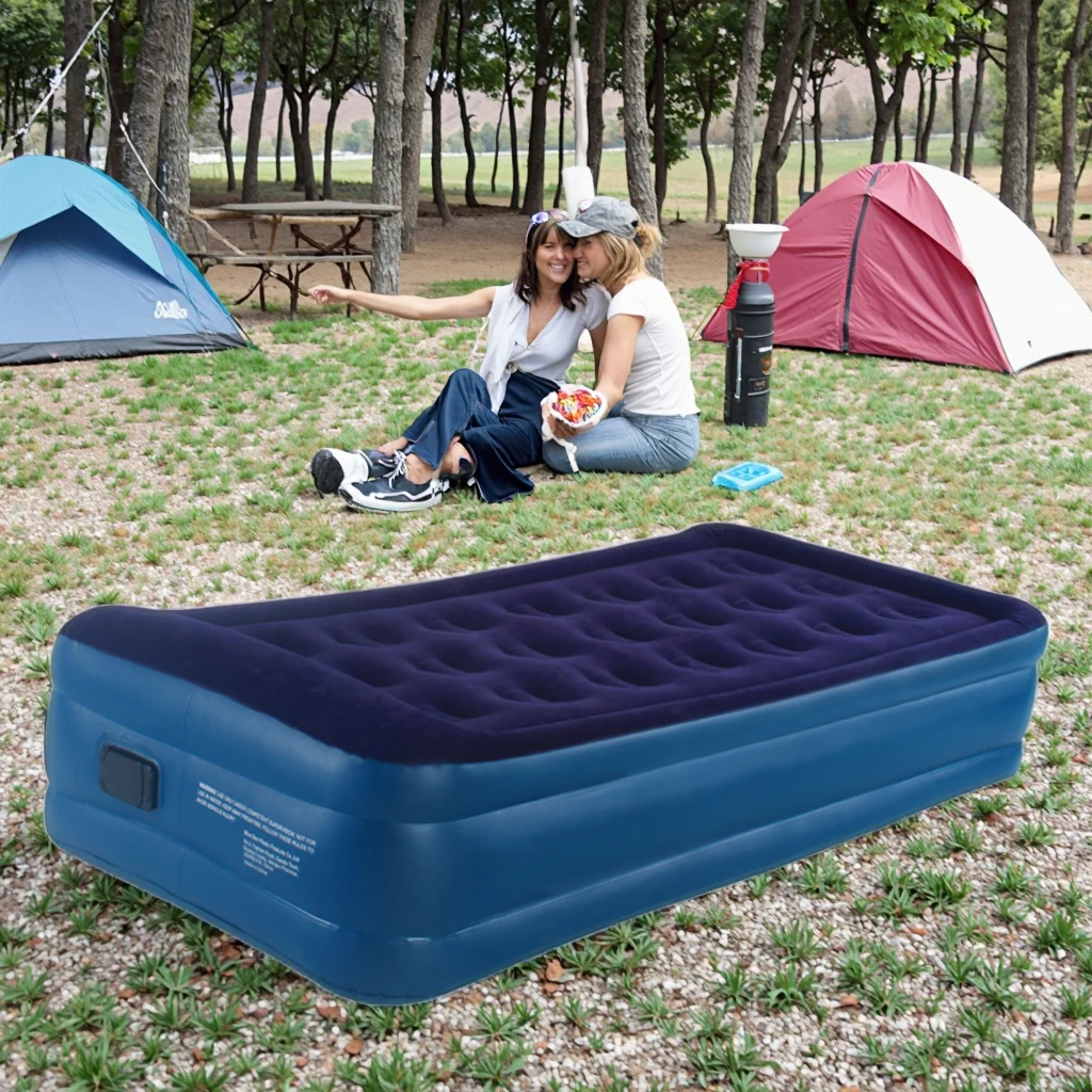 Inflatable Air Mattress Ultra-Thick Foldable Mattress Bedroom Outdoor Camping Modern Reinforced Ground Sleeping Pad
Inflatable Air Mattress Ultra-Thick Foldable Mattress Bedroom Outdoor Camping Modern Reinforced Ground Sleeping Pad