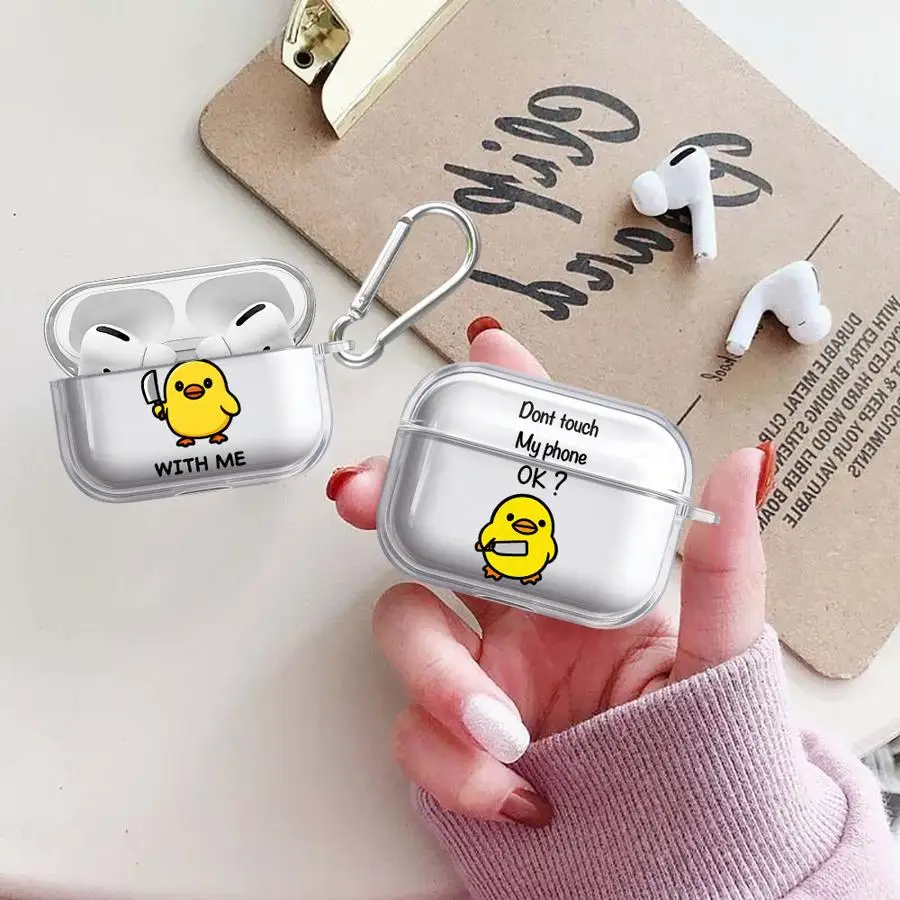Cute Minimalist Duck Clear Earphone Cases Cover Case For Airpods 4 3 2 1 Pro2 Pro Pro3
Cute Minimalist Duck Clear Earphone Cases Cover Case For Airpods 4 3 2 1 Pro2 Pro Pro3